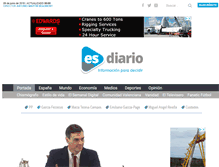 Tablet Screenshot of esdiario.com